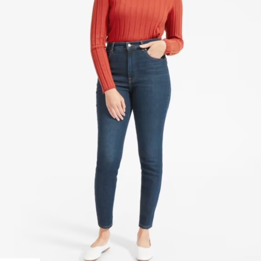 Everlane Authentic Stretch High Rise Skinny Jeans